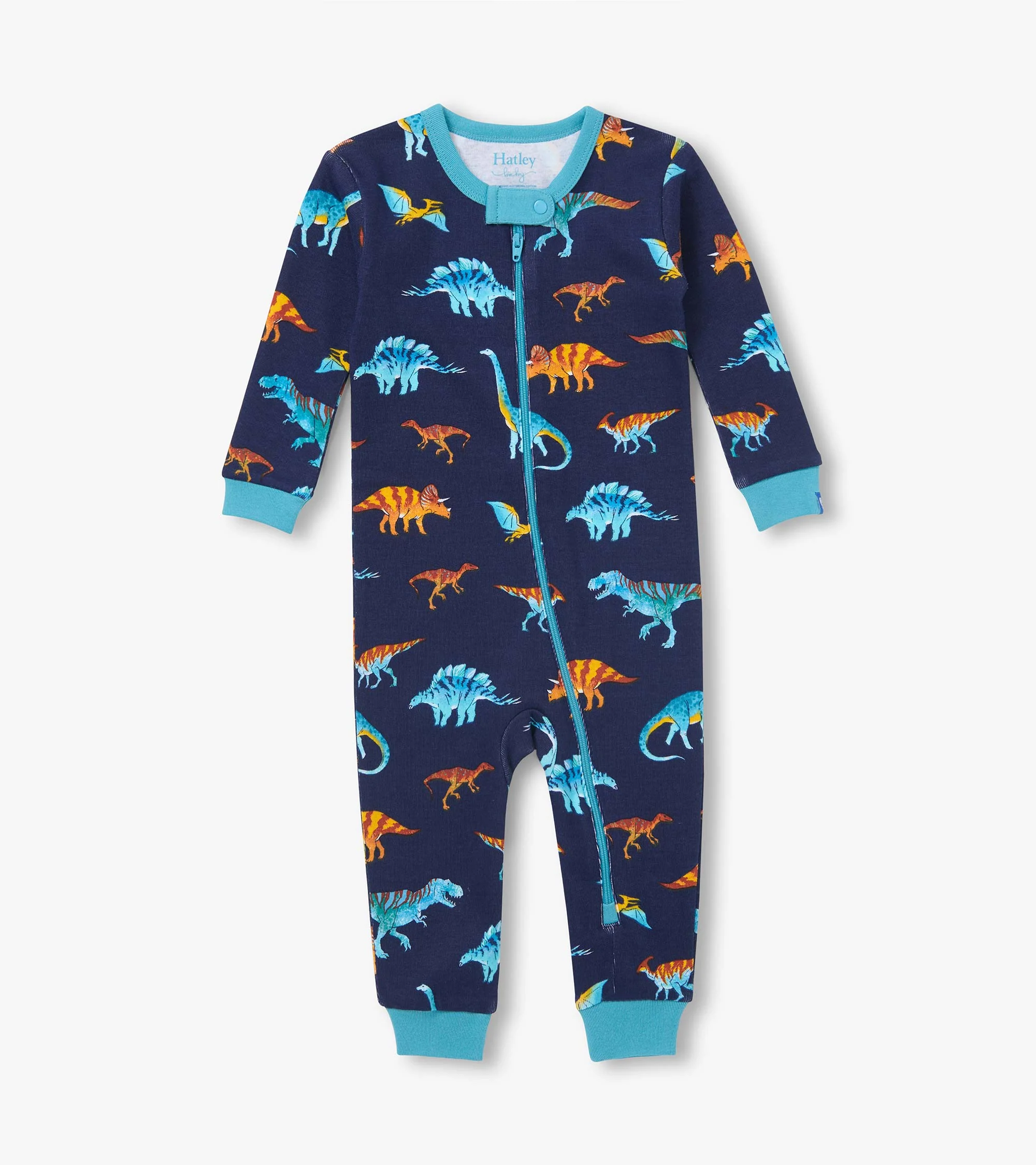 Baby Boys Colourful Dinos Cotton Sleeper