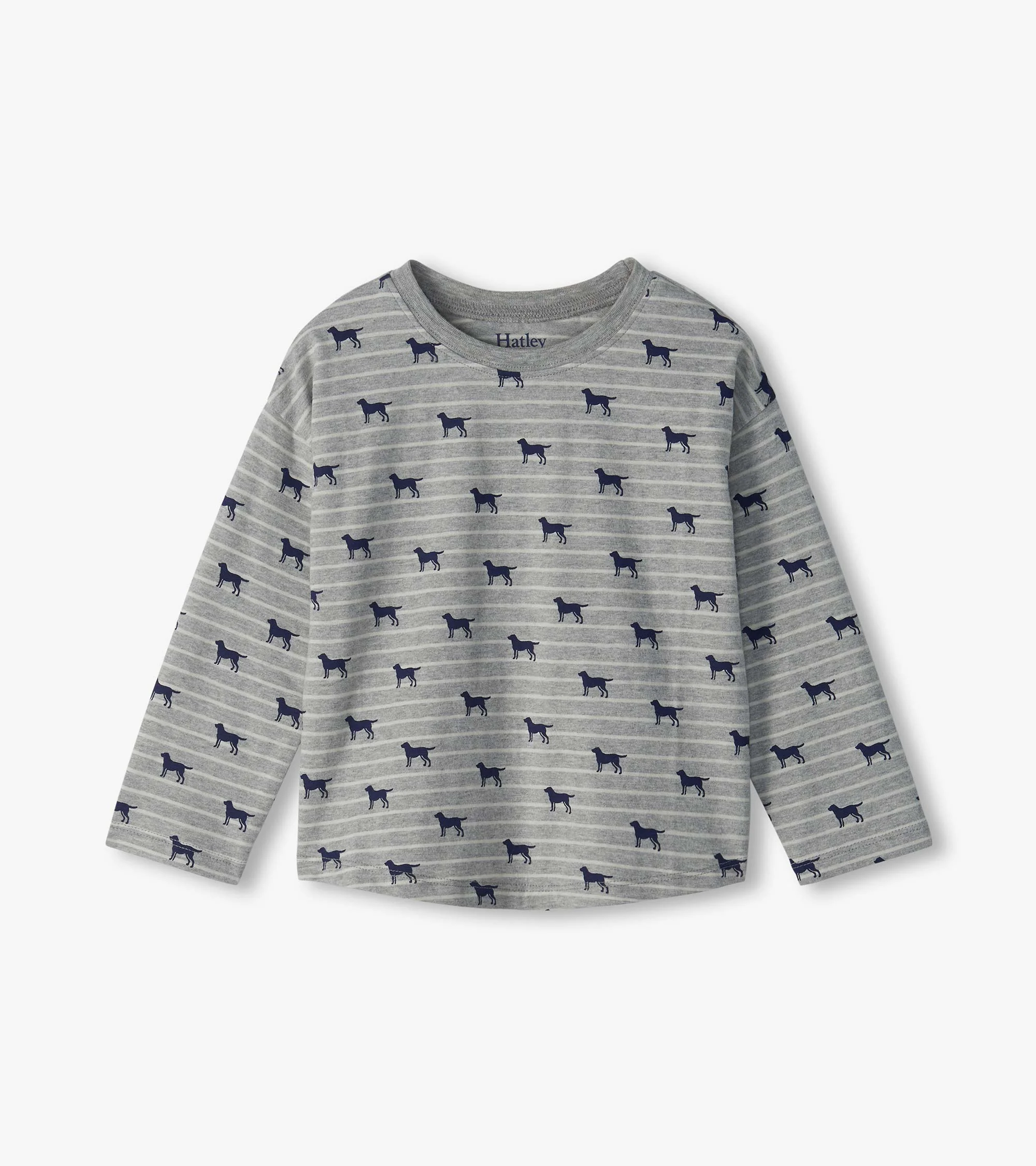 Baby & Toddler Boys Striped Dogs T-Shirt