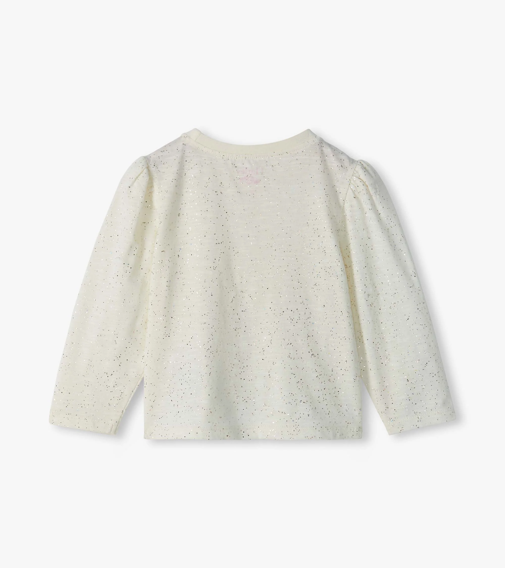 Baby & Toddler Girls Cream Hot Melt Basic T-Shirt - Image 2