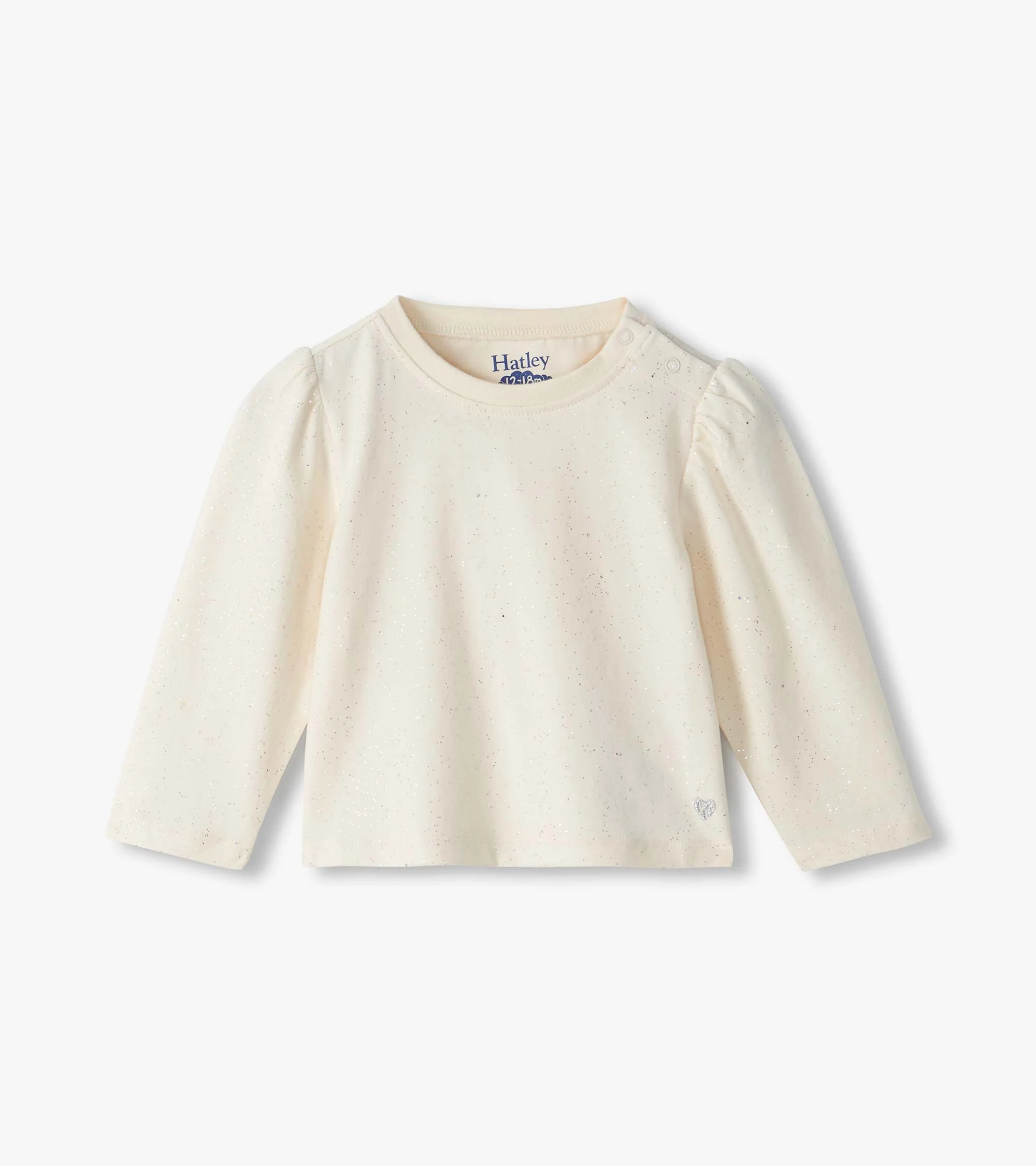 Baby & Toddler Girls Cream Hot Melt Basic T-Shirt - Image 3
