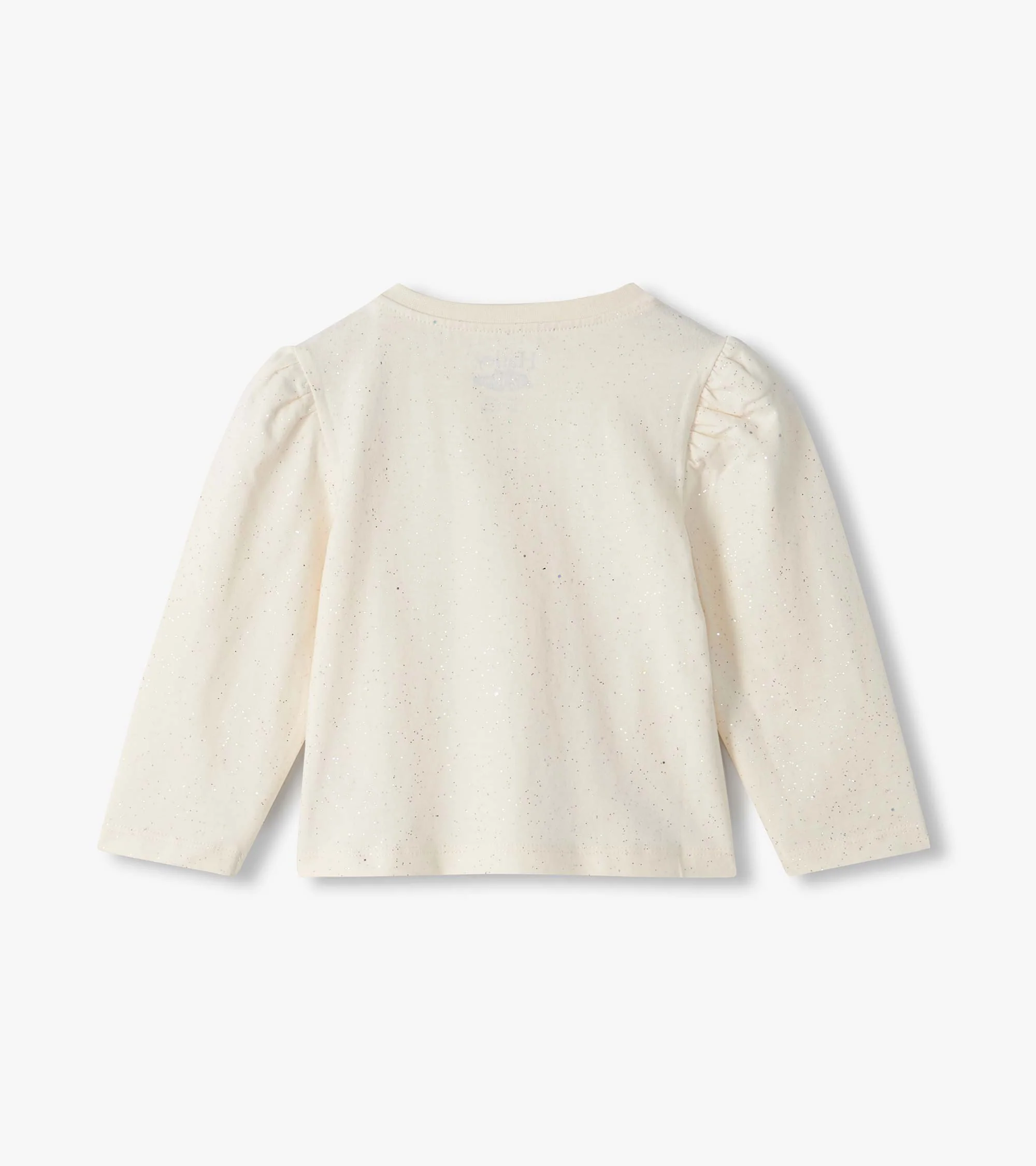 Baby & Toddler Girls Cream Hot Melt Basic T-Shirt - Image 4