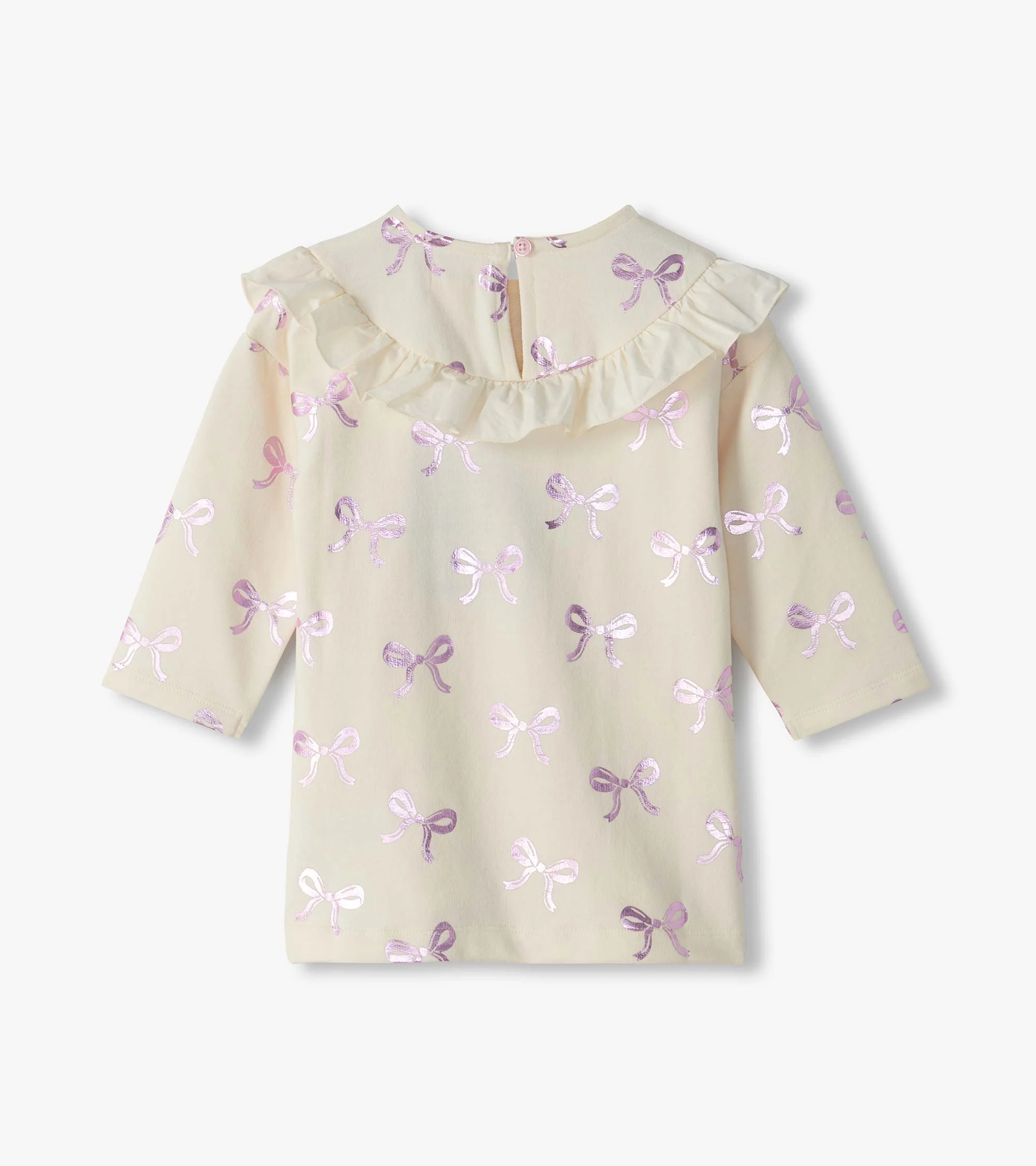 Baby & Toddler Girls Foil Bows Ruffle Dress - Image 2