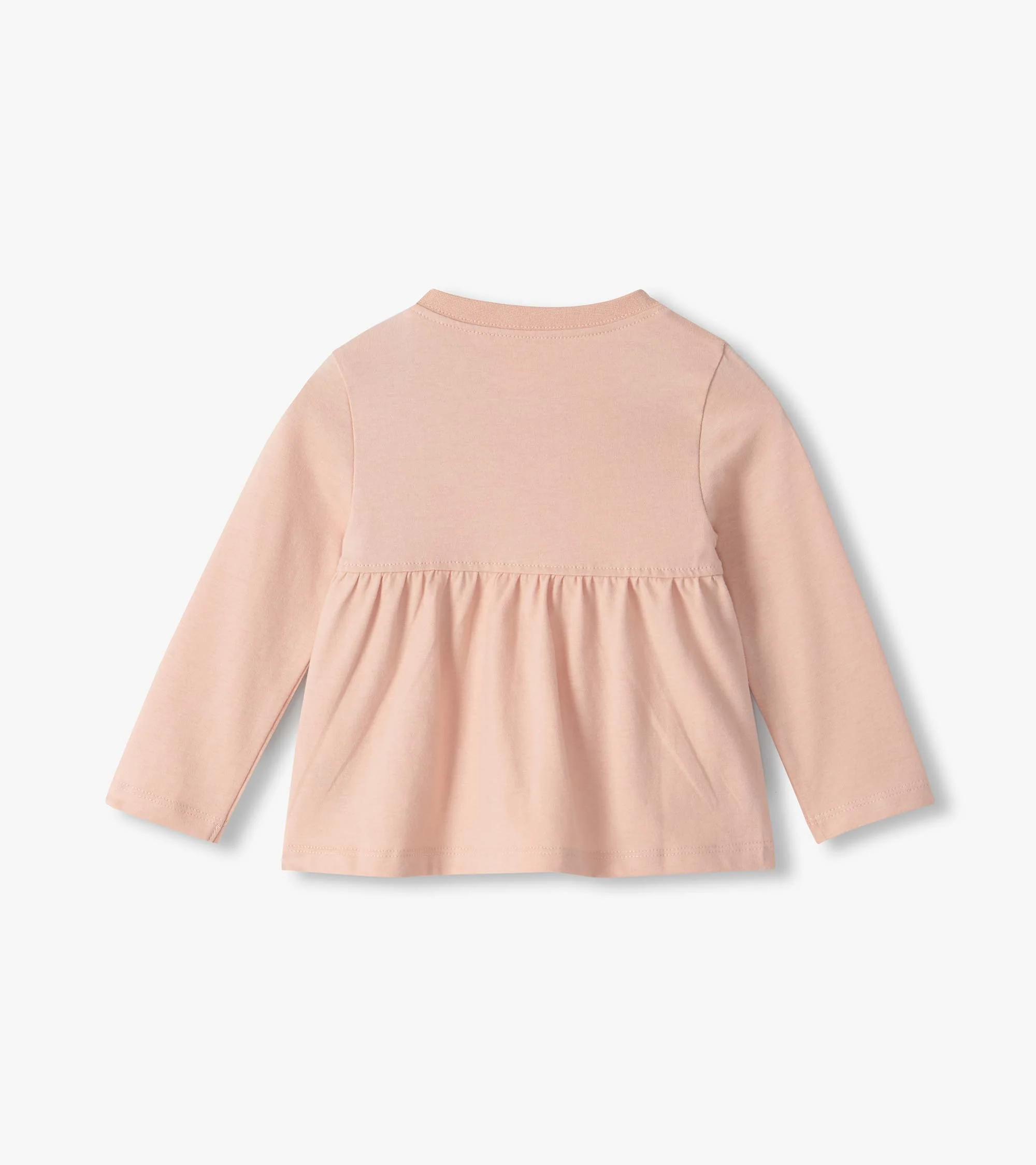 Baby & Toddler Girls Heart Gathered Back T-Shirt - Image 2