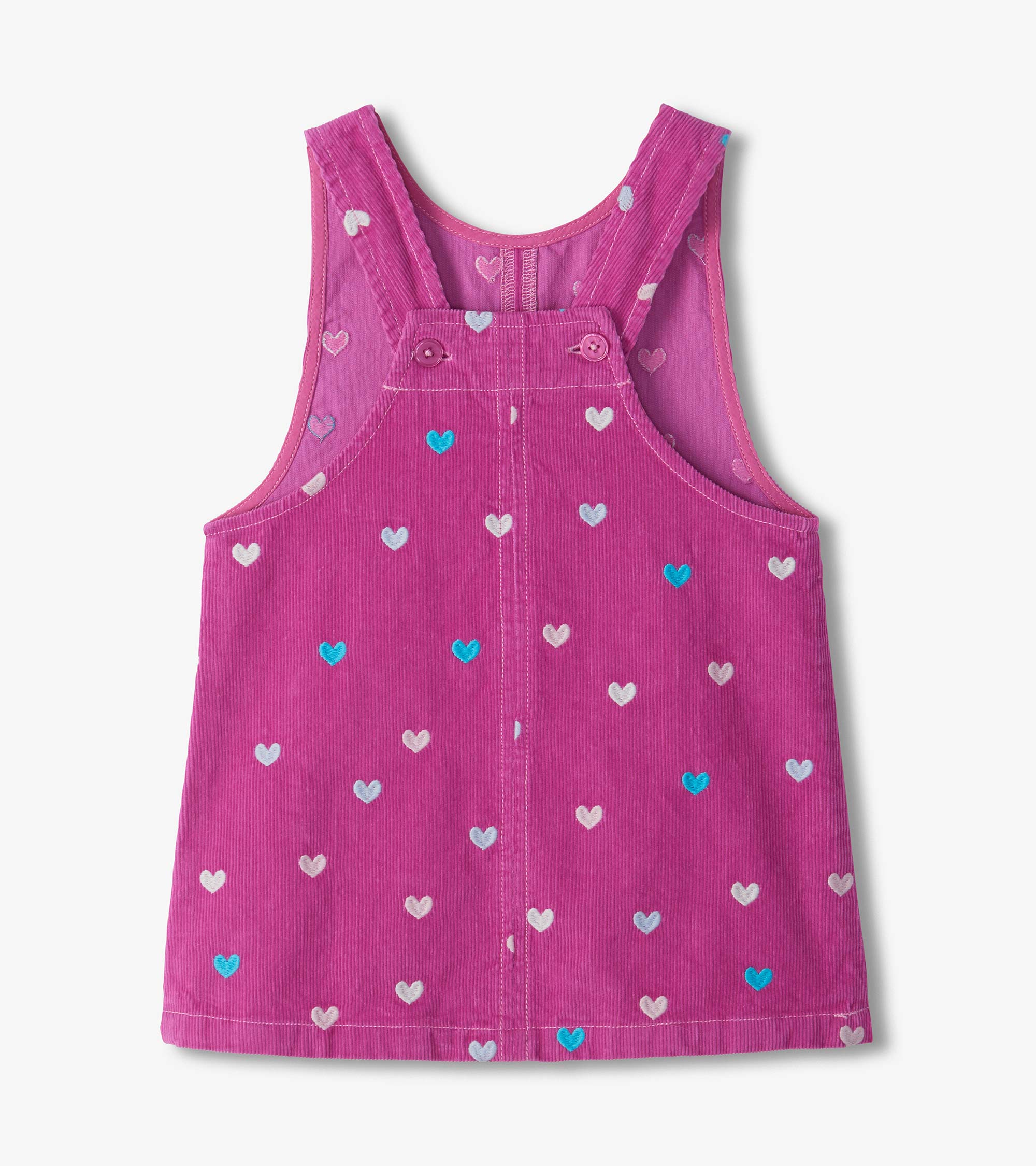 Baby & Toddler Girls Tiny Hearts Corduroy Dress - Image 2