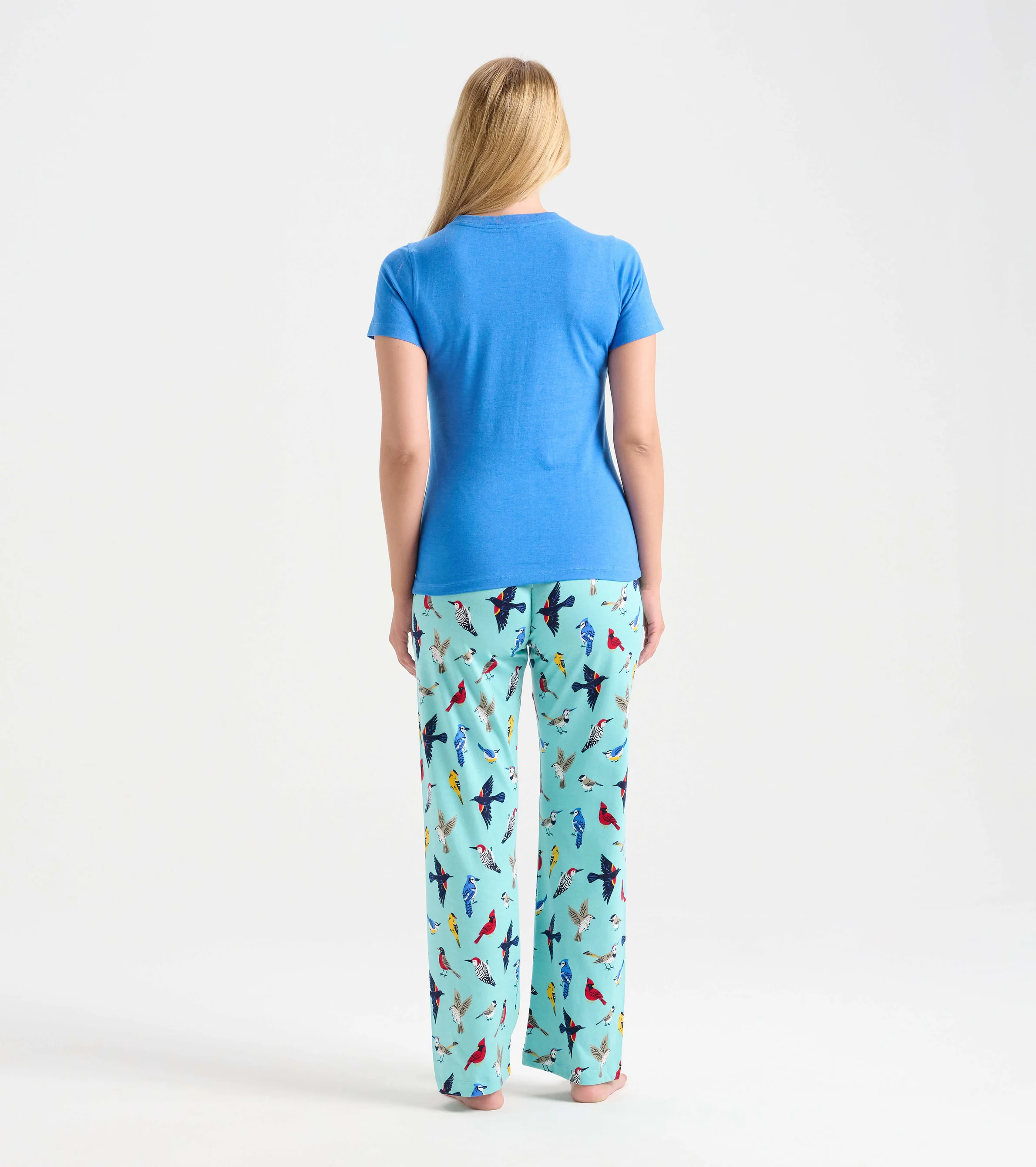 Backyard Birds Women's Cotton Pajama Pants - Image 4