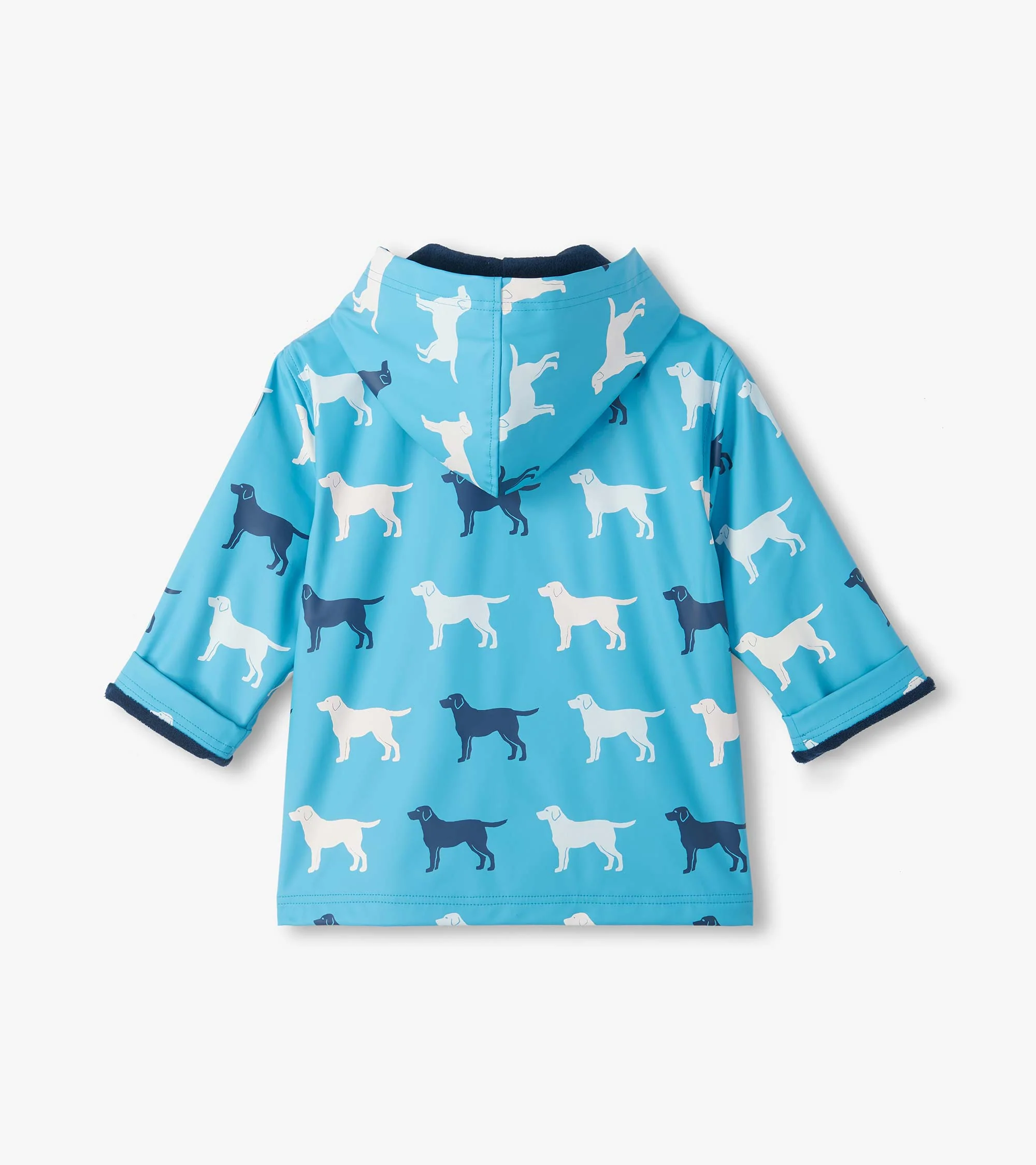 Boys Dog Silhouette Rain Jacket - Image 3