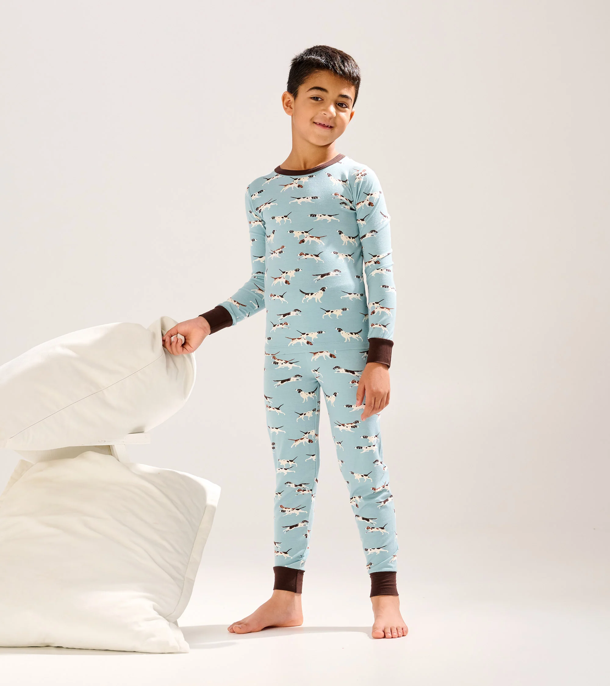 Boys Hunting Dogs Pajama Set - Image 2