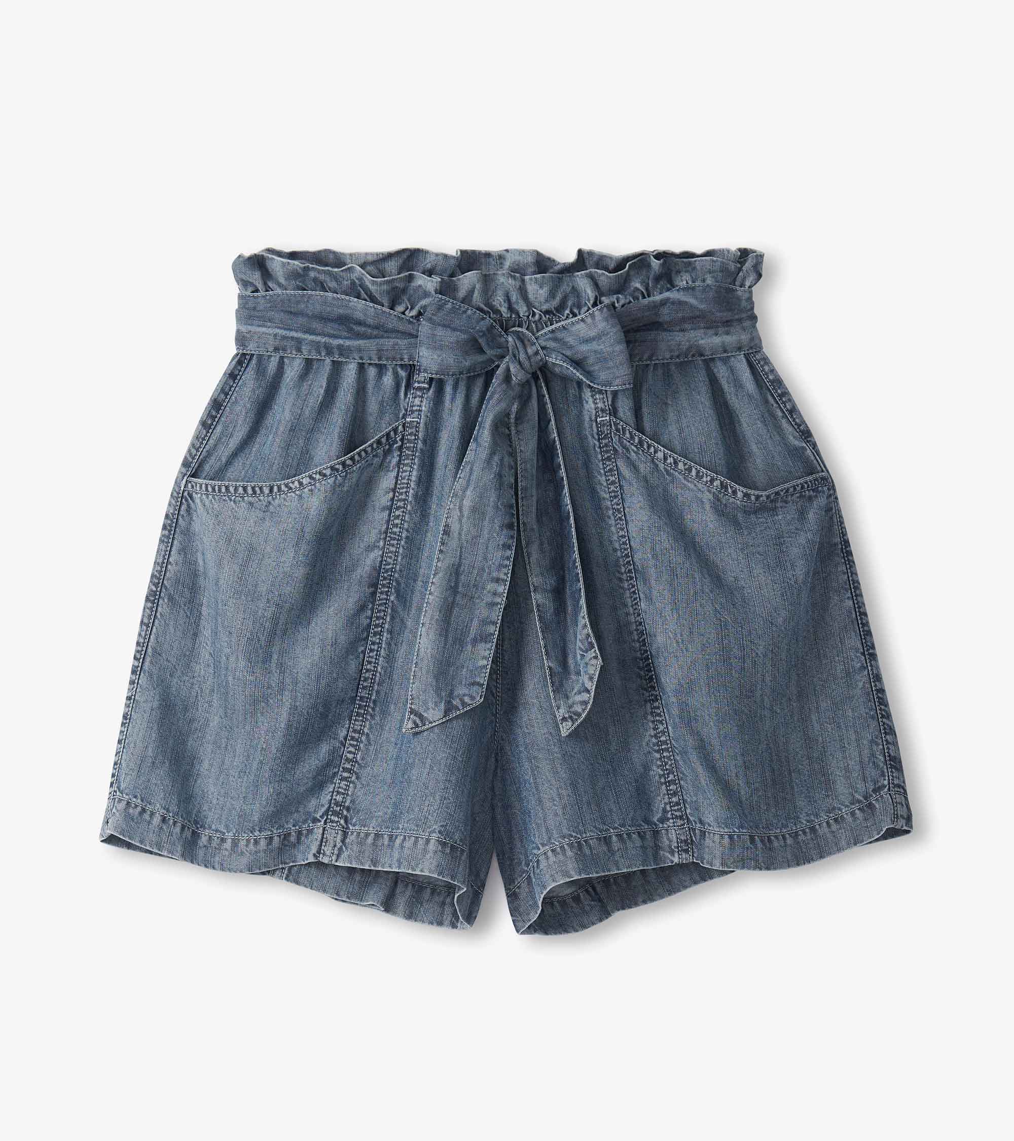 Cassie Shorts - Blue Acid Wash - Image 2