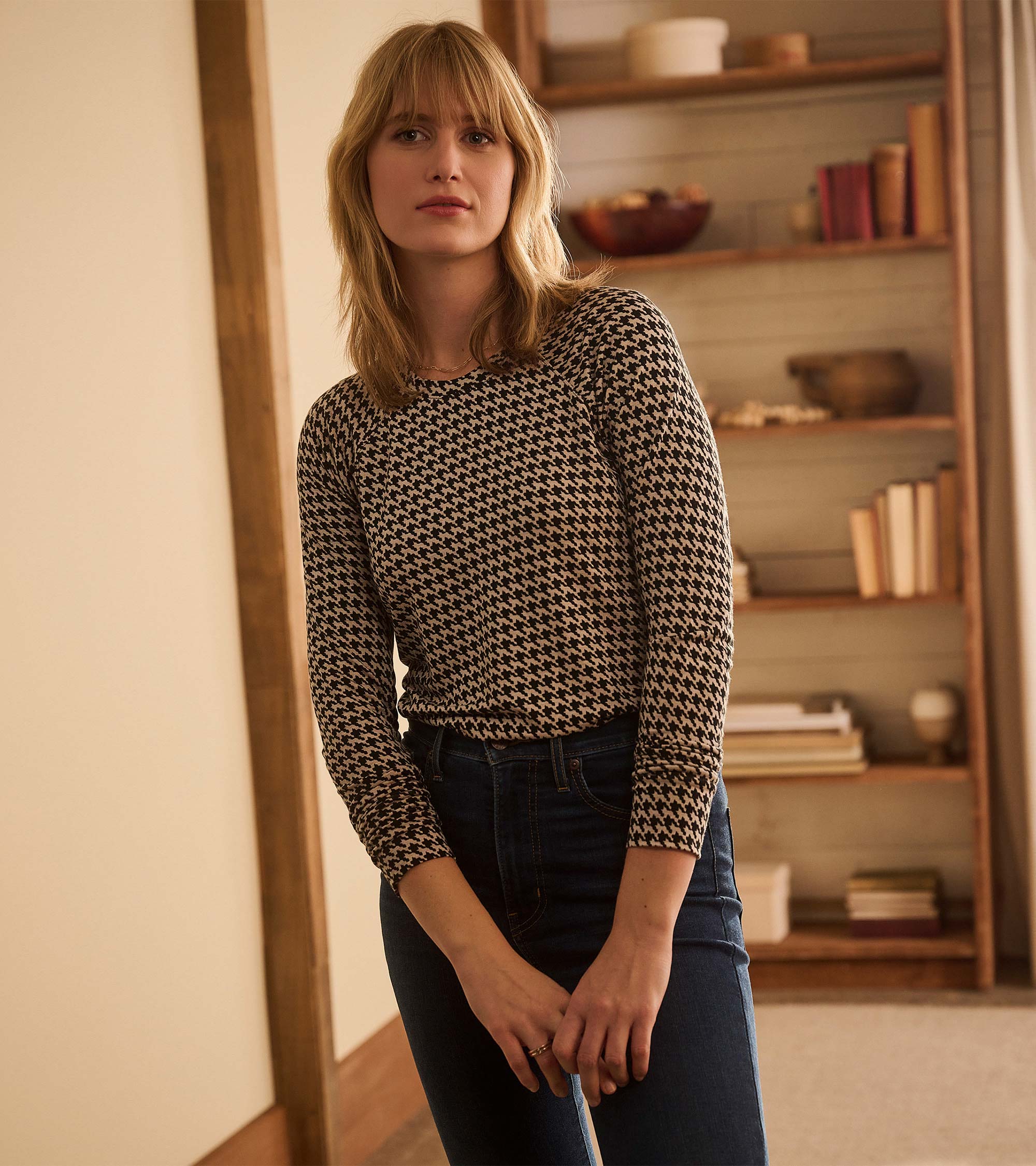 Chantel Pullover - Houndstooth - Image 2