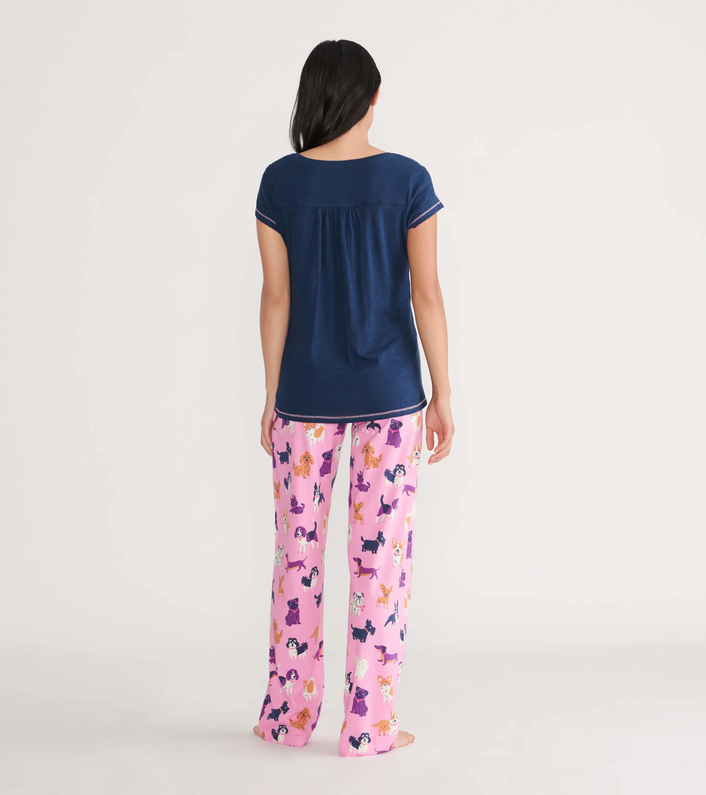Cheerful Dog Women's V-Neck Tee - Image 3