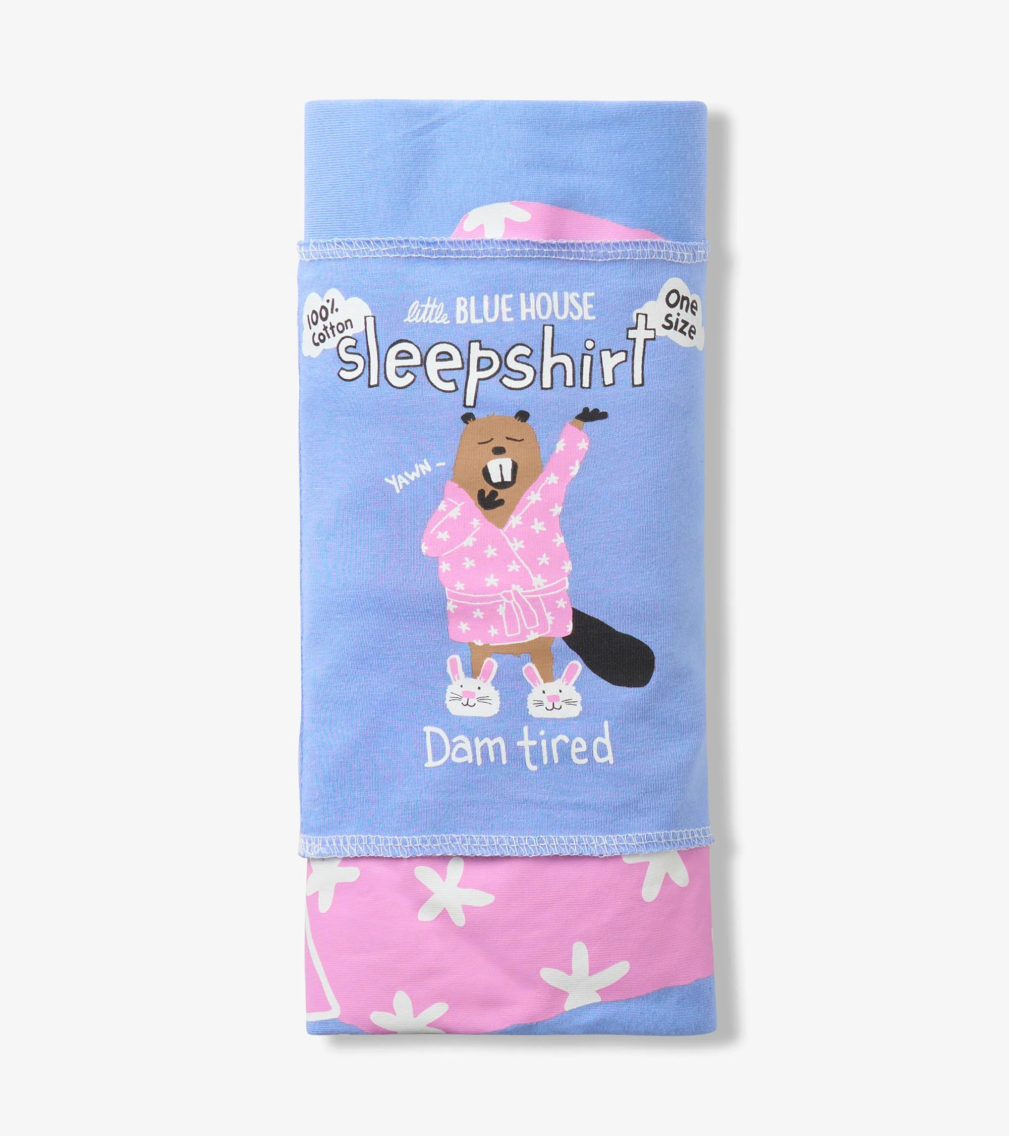 Dam Tired Women's Cotton Sleepshirt - Image 3