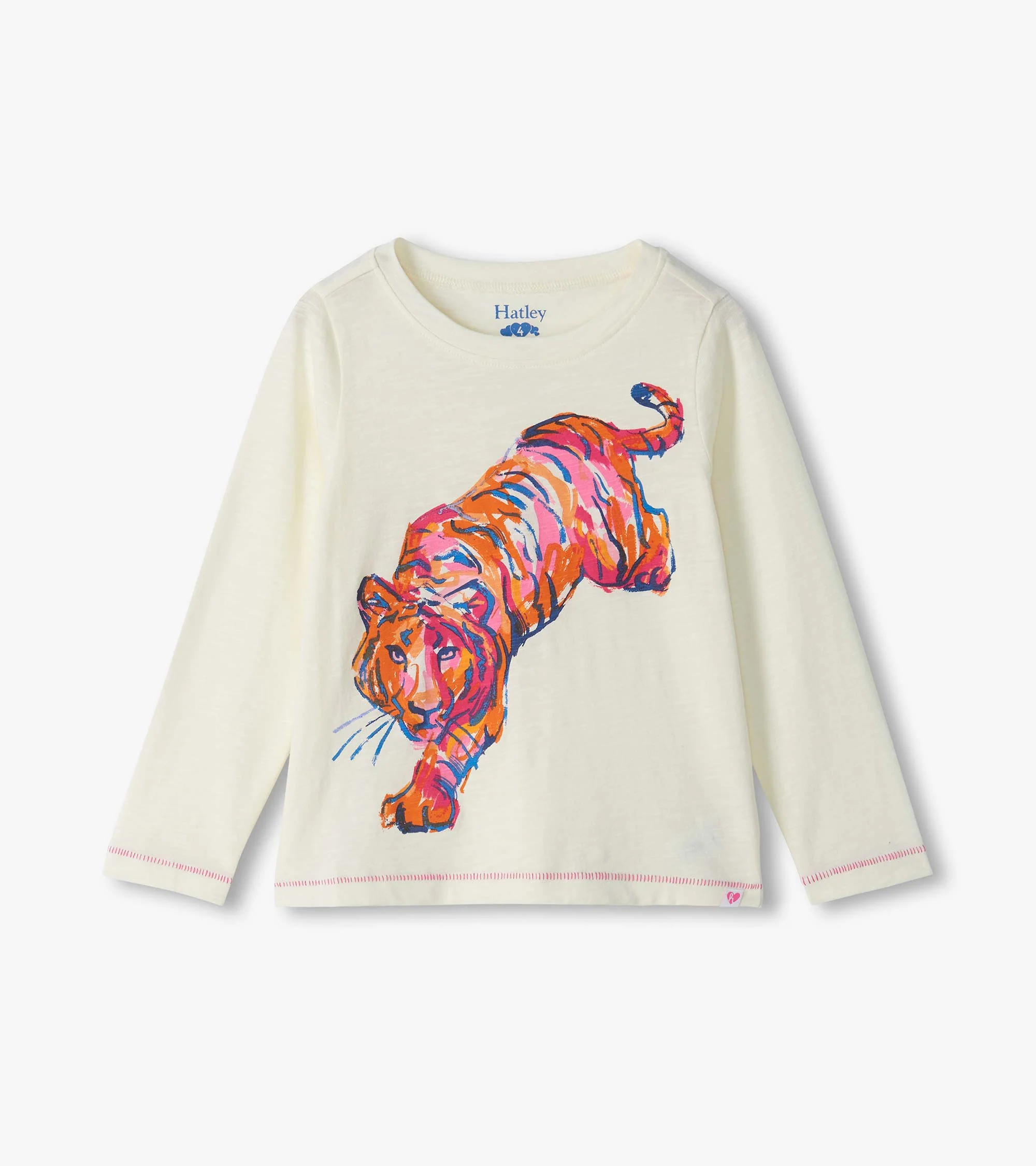 Girls Fierce Tiger Graphic T-Shirt