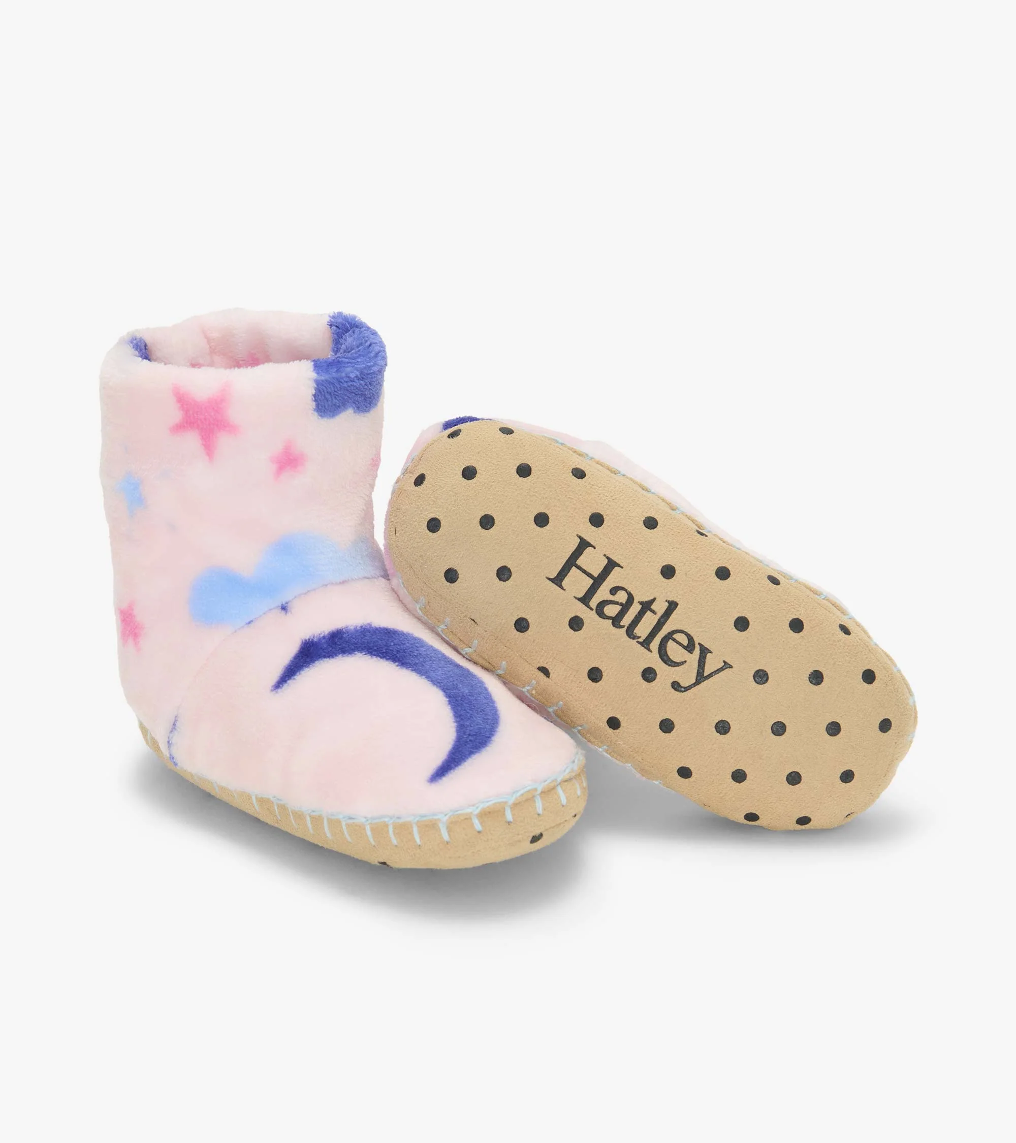 Girls Night Sky Fleece Slippers - Image 3