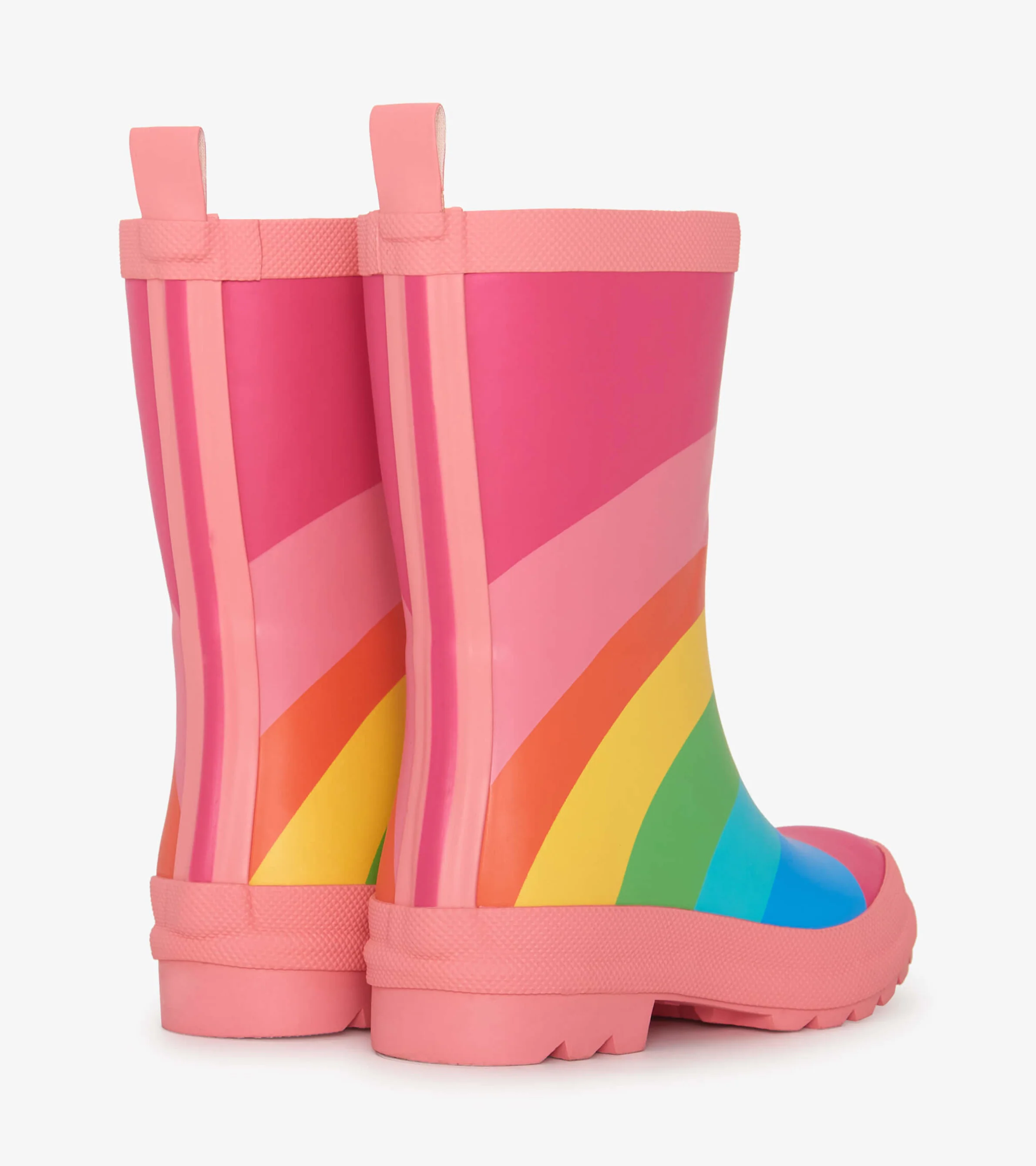 Girls Rainbow Matte Rain Boots - Image 2