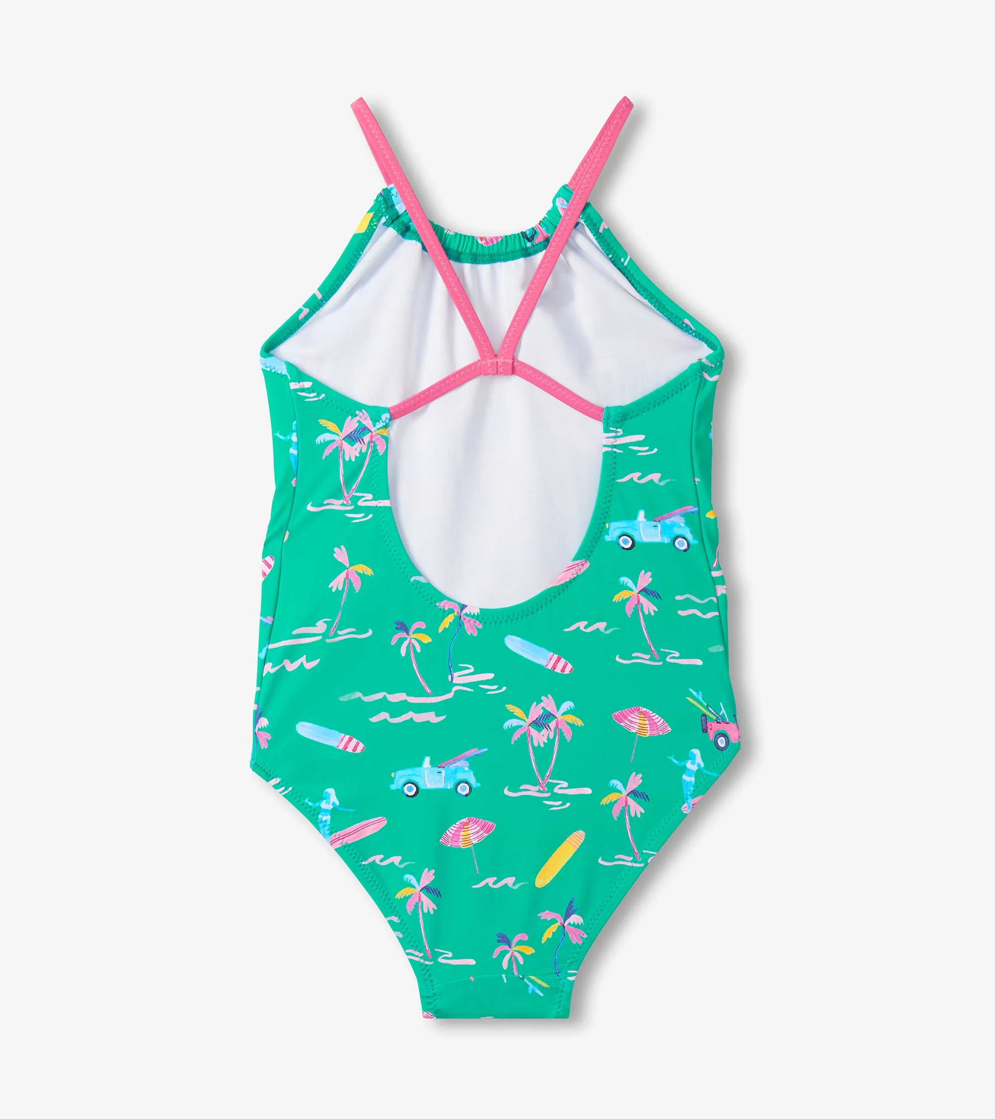 Girls Tropical One-Piece Swimsuit - Image 2