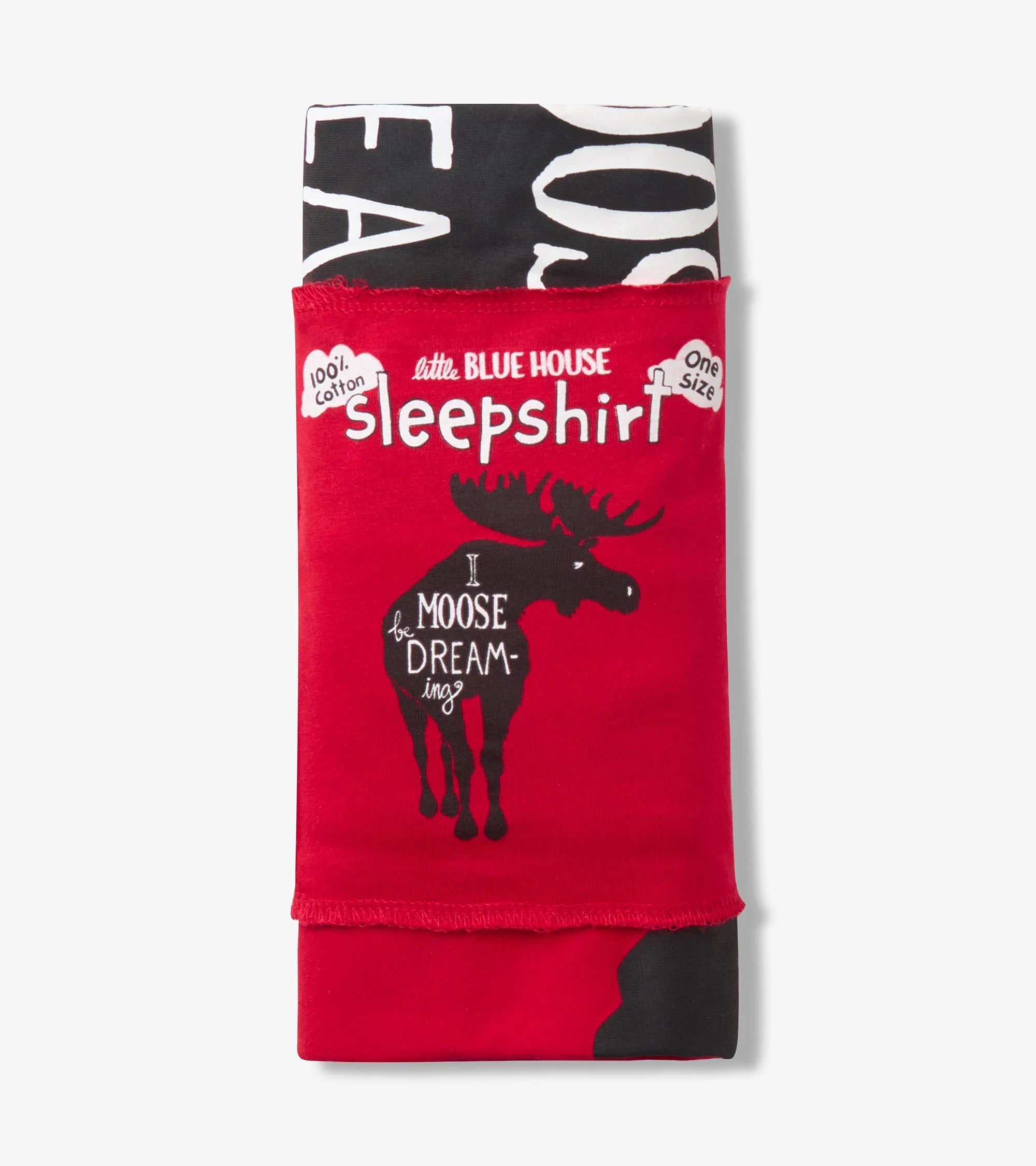 I Moose Be Dreaming Women's Cotton Sleepshirt - Image 3