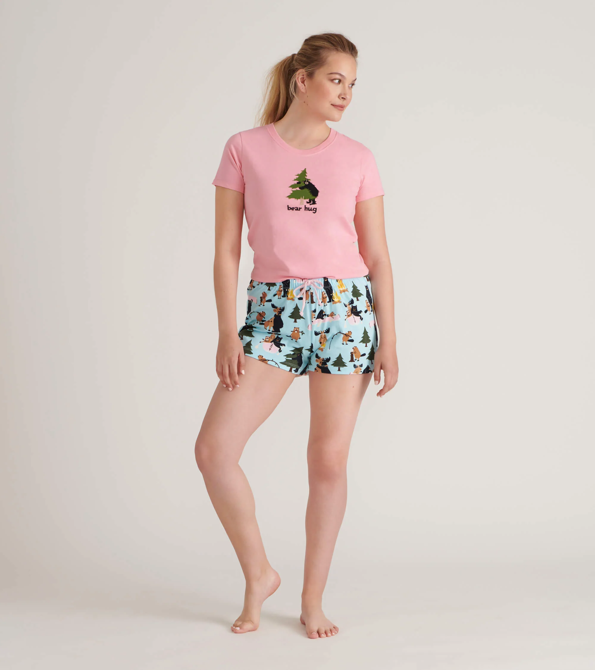 Life in the Wild Women's Cotton Sleep Shorts - Image 3