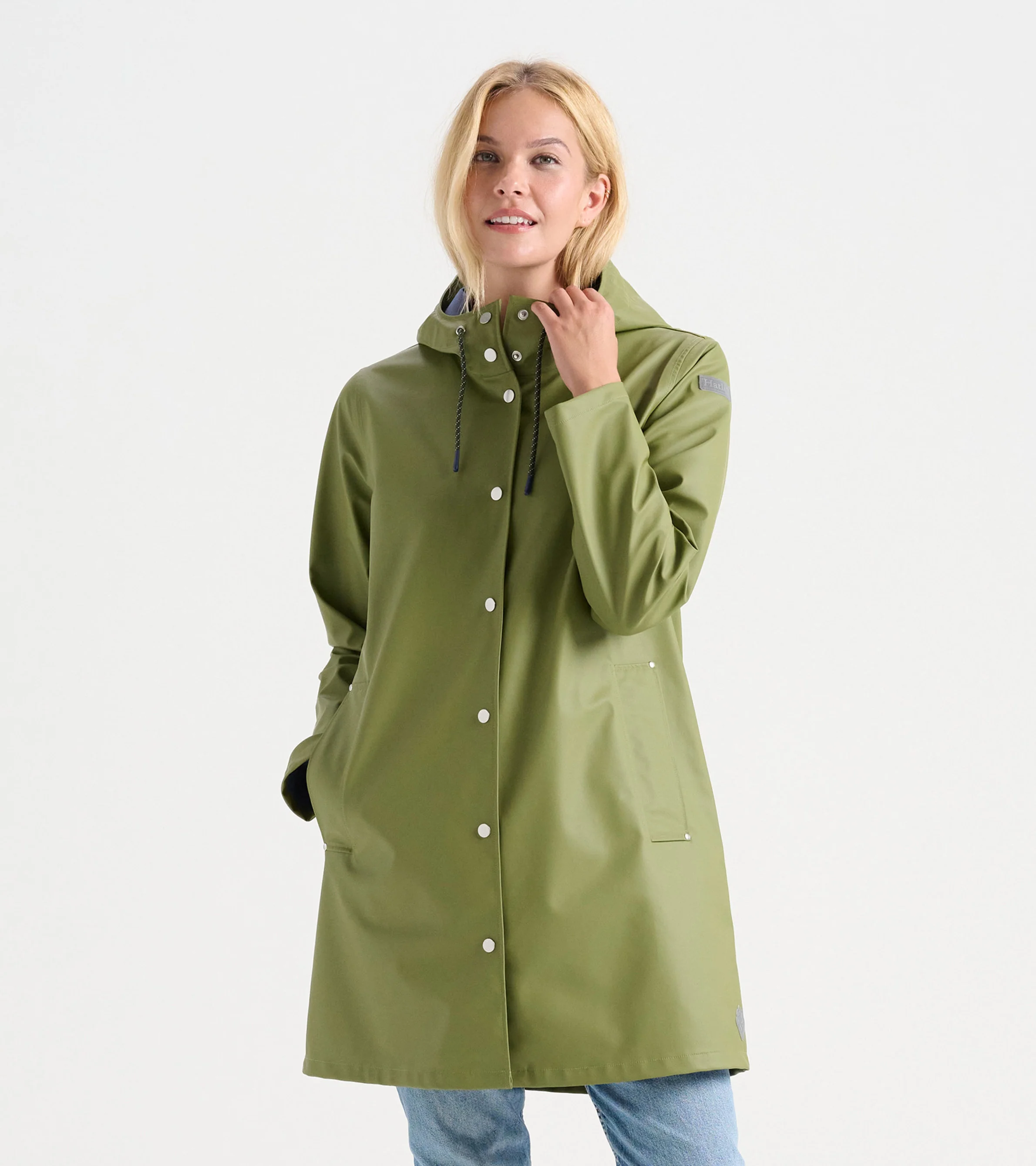Newport Rain Jacket - Loden Green - Image 2