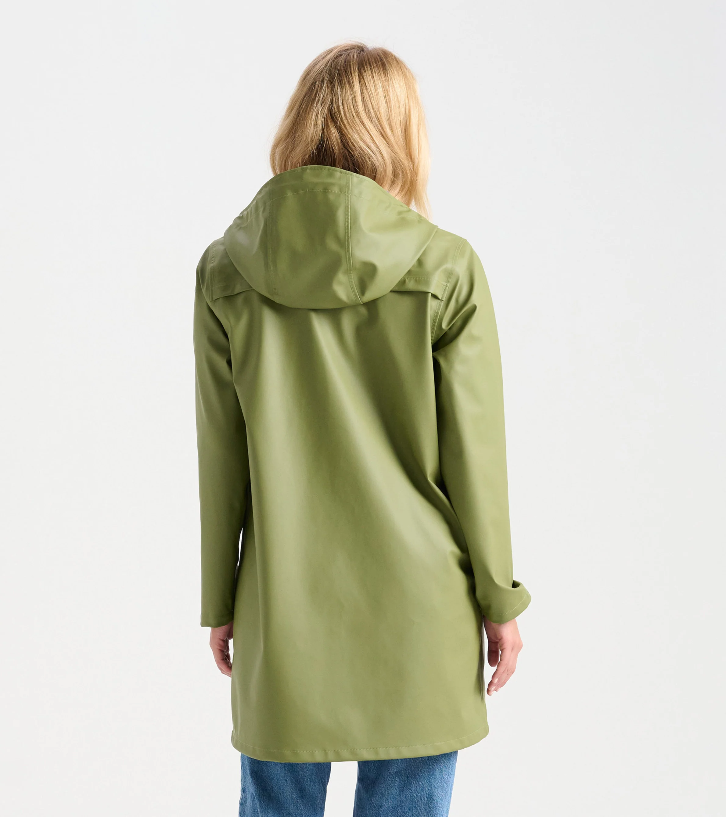 Newport Rain Jacket - Loden Green - Image 3