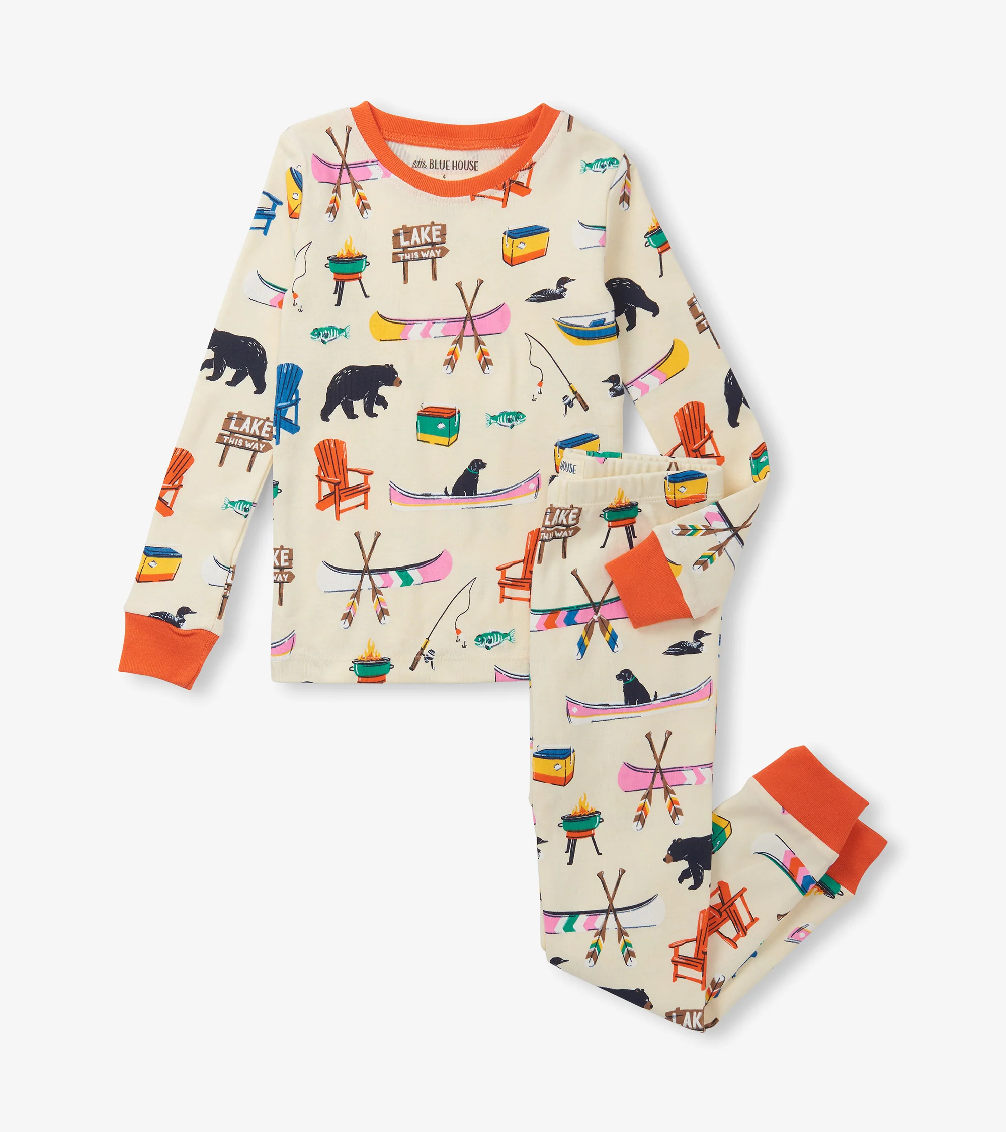On The Lake Kids Pajama Set