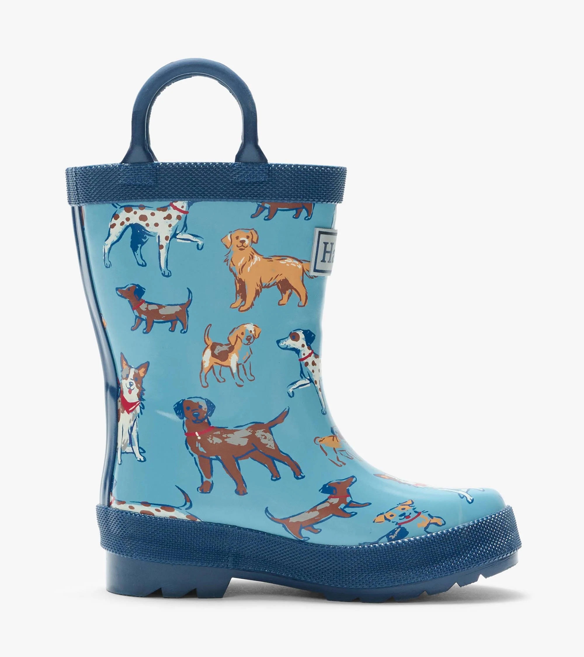 Toddler Boys Blue Little Pups Rain Boots - Image 2