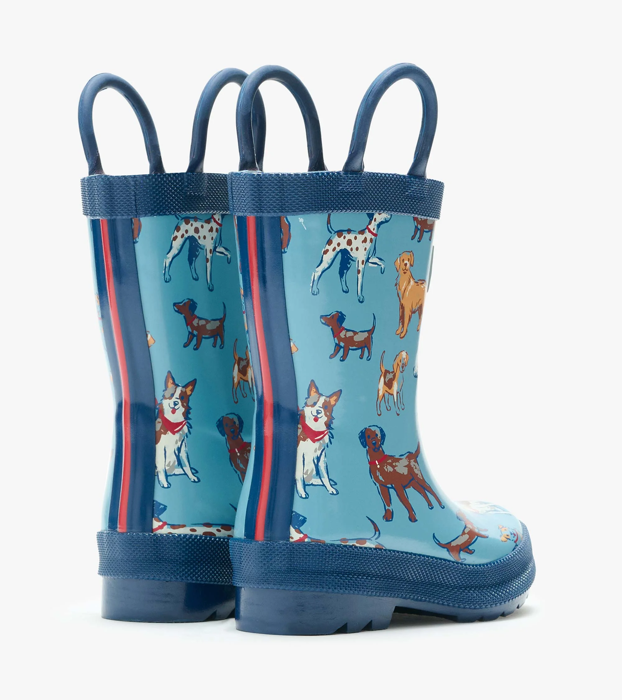 Toddler Boys Blue Little Pups Rain Boots - Image 3