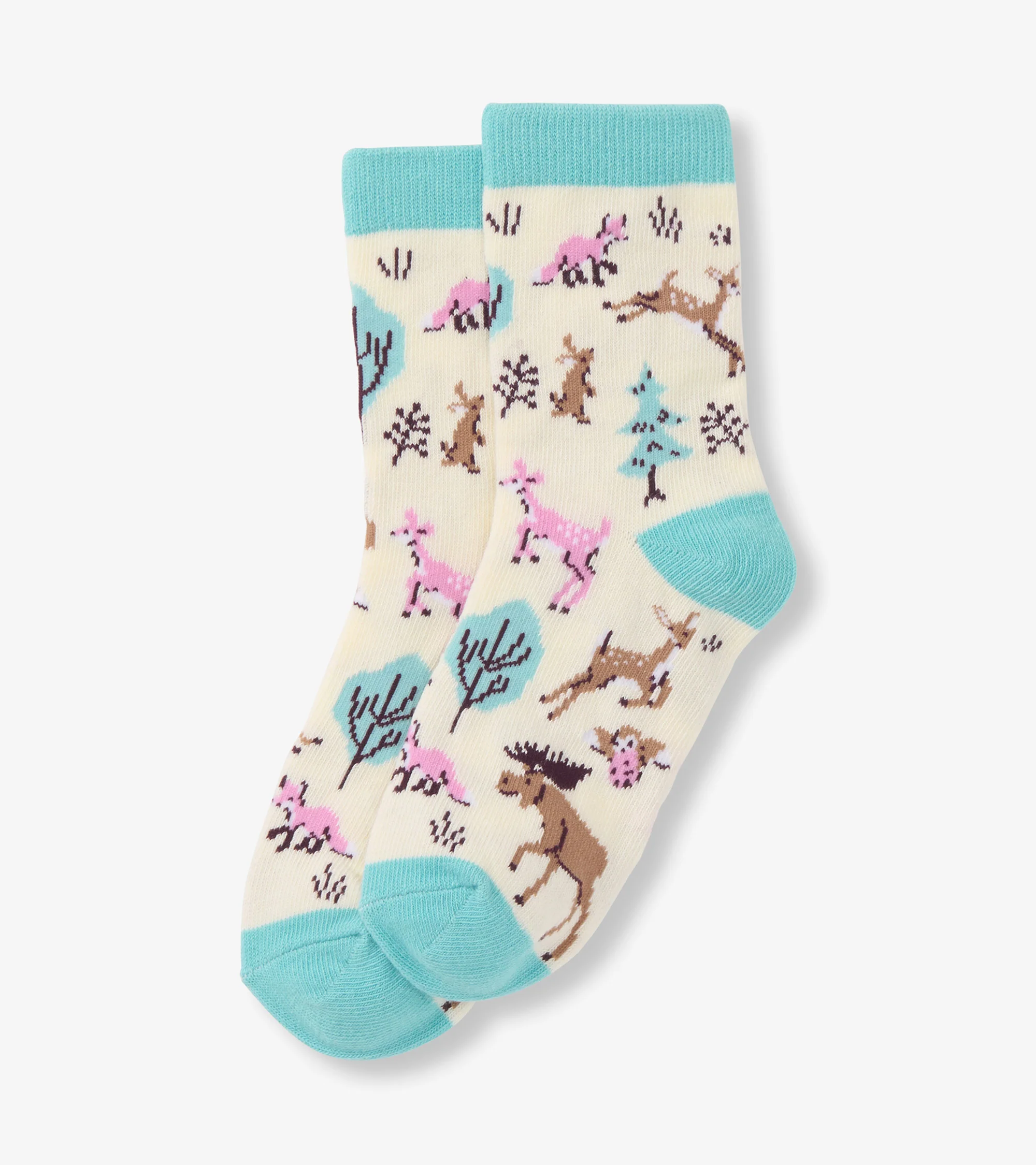 Women's Forest Animals Crew Socks - Image 2