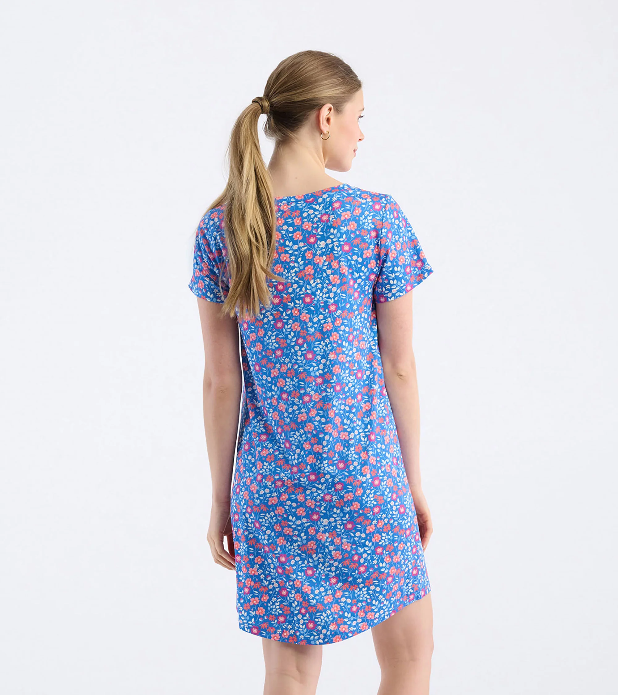 Women's Garden Flowers Polyknit Nightdress - Image 3