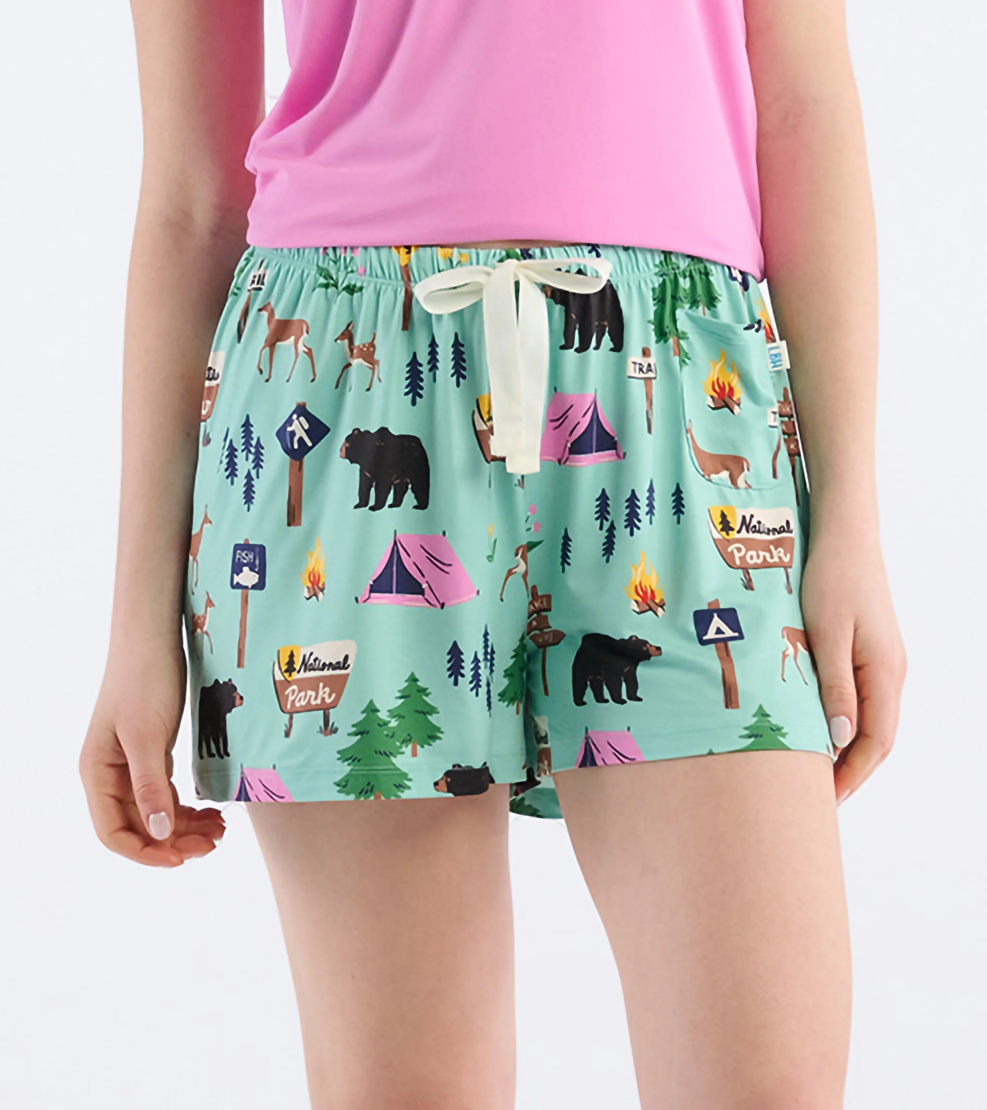 Women's Hiking Trail Polyknit Pajama Shorts