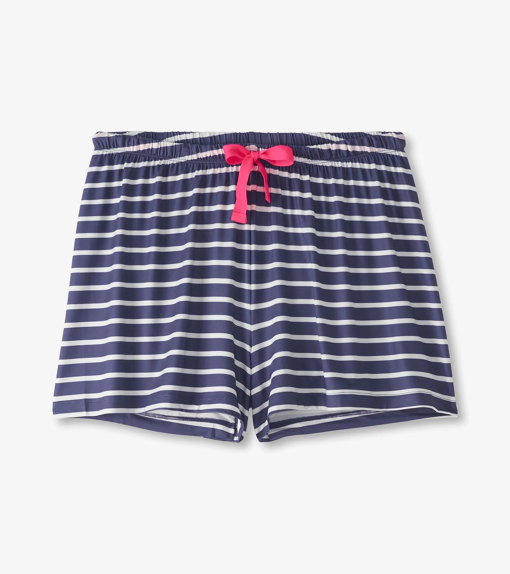 Women's Nautical Stripes Polyknit Short Pajama Set - Image 5