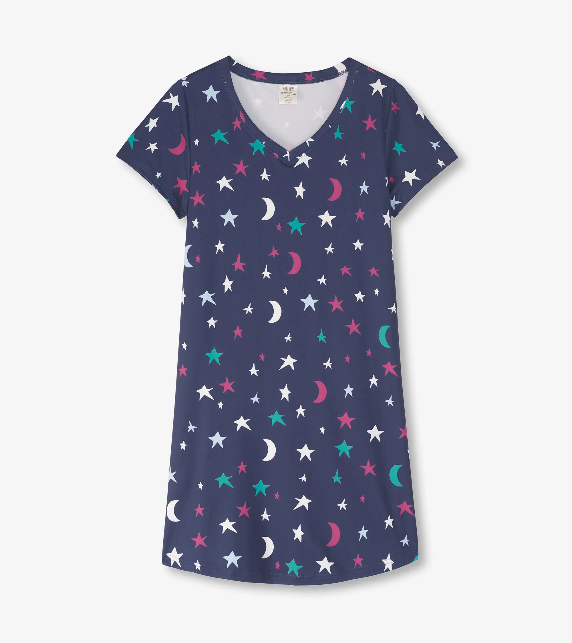 Women's Starry Night Polyknit Nightdress - Image 2
