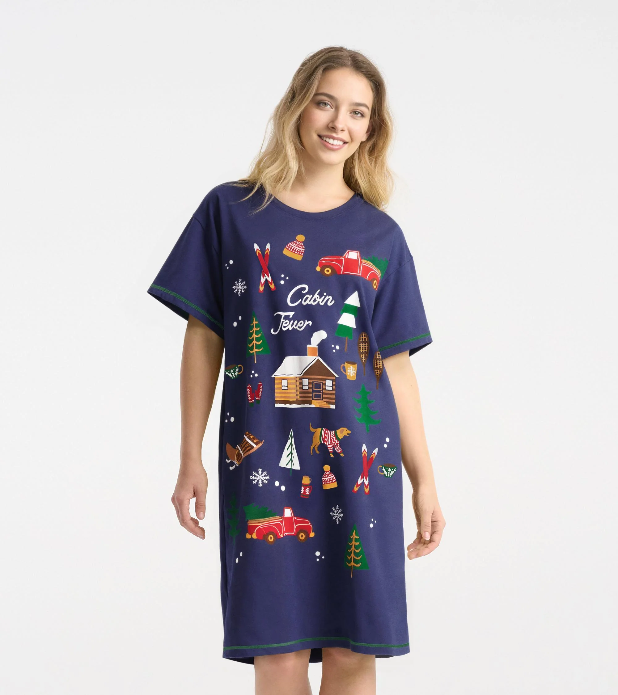 Women's Winter Cabin Cotton Sleepshirt
