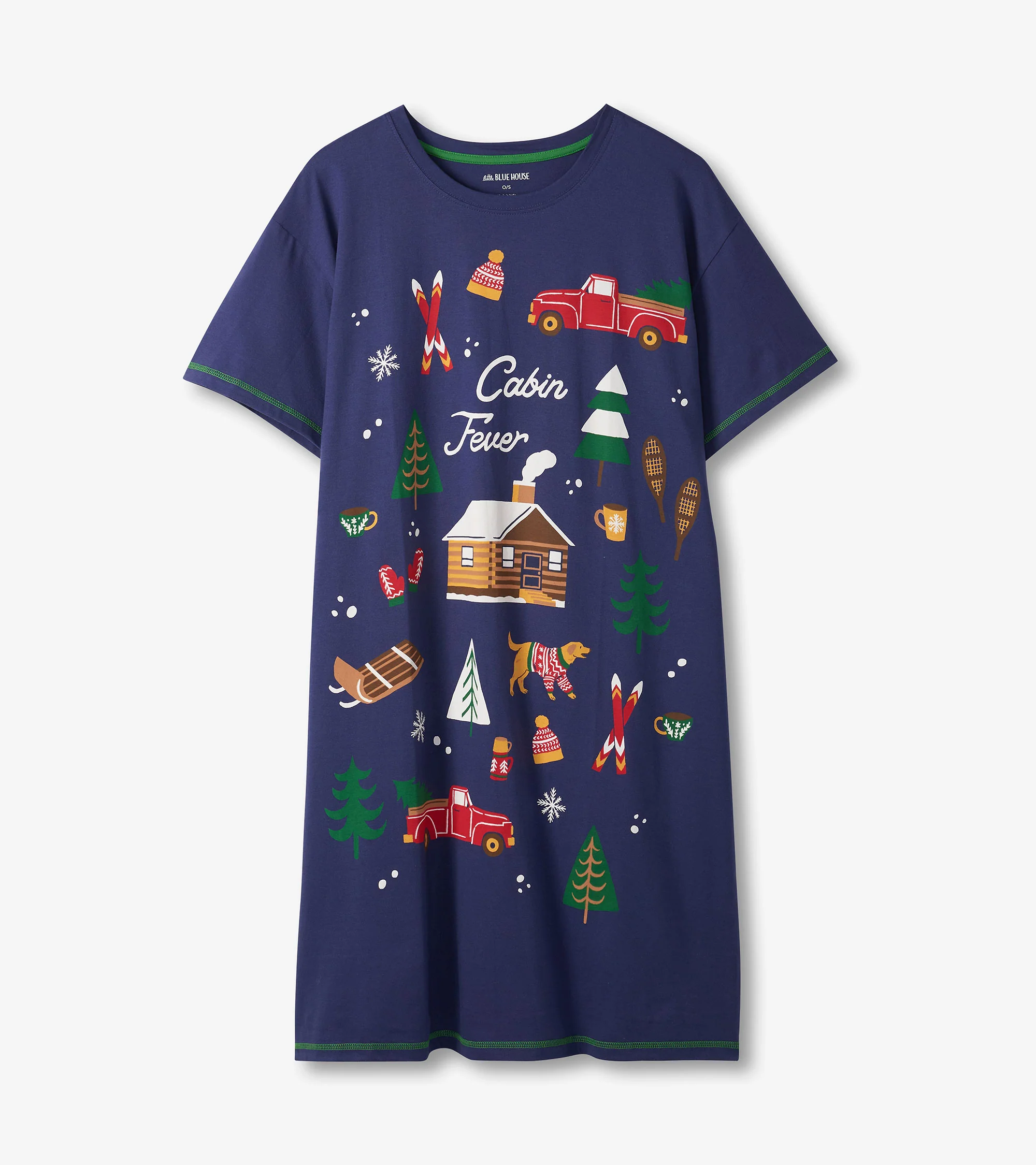 Women's Winter Cabin Cotton Sleepshirt - Image 2